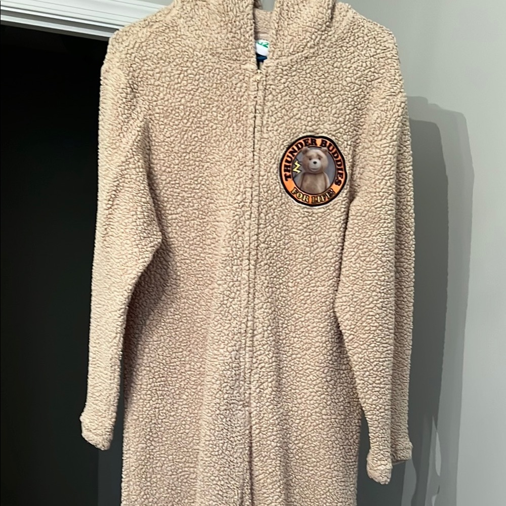 Ted Thunder Bunny Bear Hoodie - Tan - Picture 2 of 6
